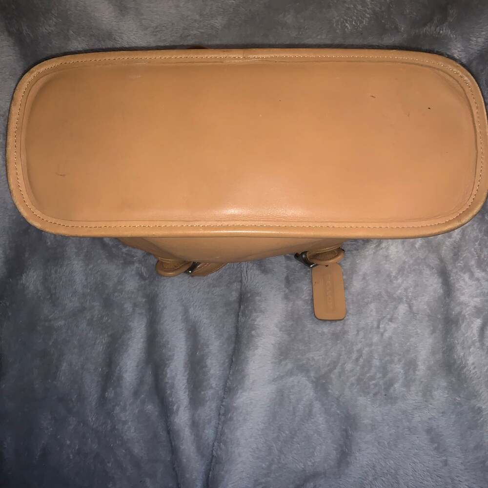 Vtg Coach Legacy Satchel Handbag Camel  9063 - Picture 4 of 5